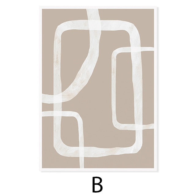 White Lines on Beige