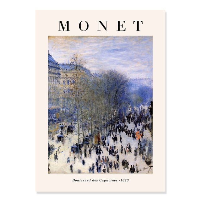 Boulevard des Capucines (1873) - Monet