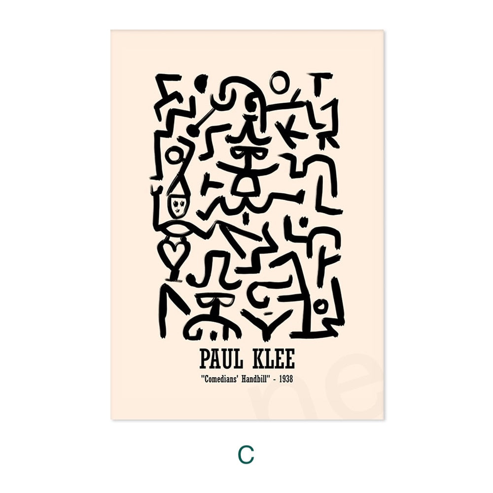 Paul Klee - Comedians' Handbill