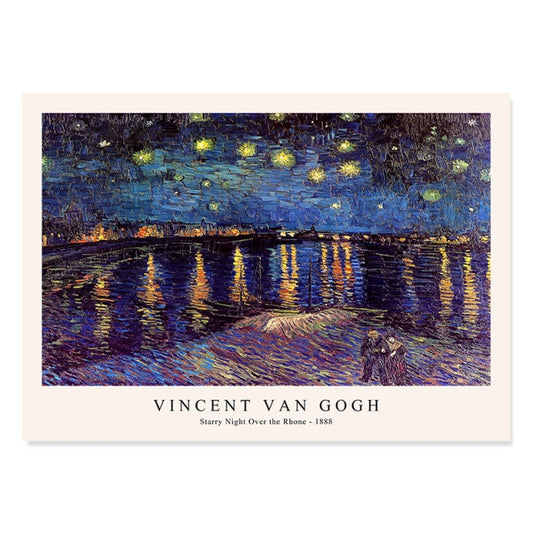 Notte stellata sul Rodano (1888) - Van Gogh