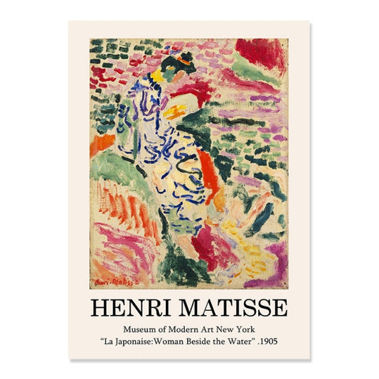 La Japonaise: Mujer junto al agua (1905) - Matisse