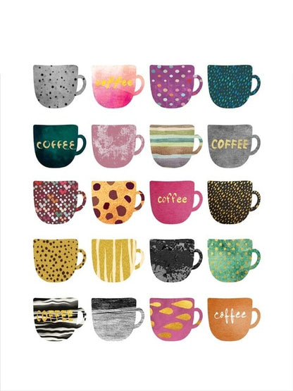 Multicolored Coffee Cups